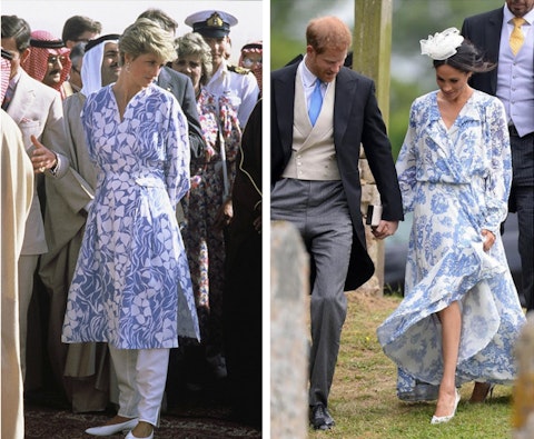 All The Times Meghan Markle Dressed Like Princess Diana